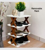 plastic shoe rack, x design shoe rack, multi layers shoe rack by urban choice