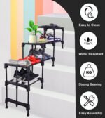 shoe rack for stairs, stairs metal shoe rack by urban choice, shoe rack, multilayers