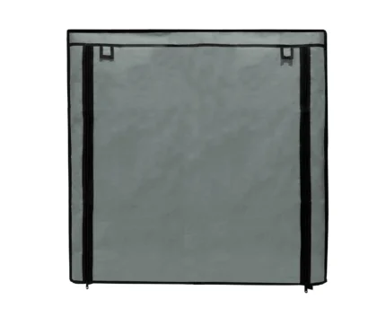12 shelves shoe rack cover grey color