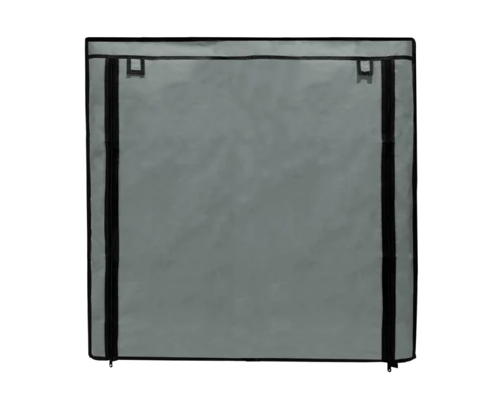 12 shelves shoe rack cover grey color