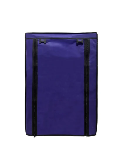 4 shelves shoe rack cover dark blue color
