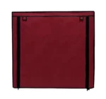 12 shelves shoe rack cover in mahroon color