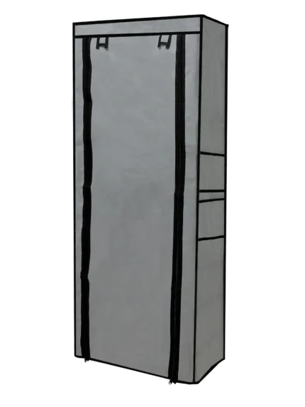 9 shelves shoe rack cover grey color