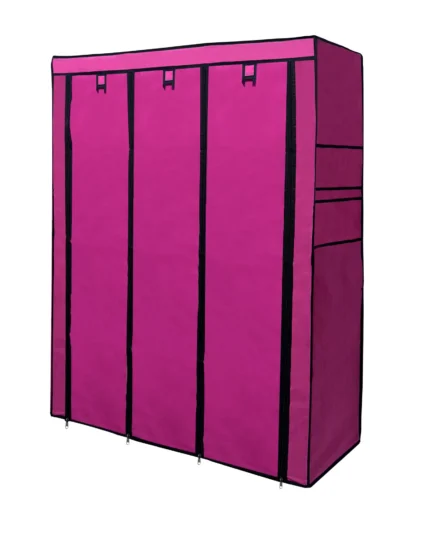6+2 Almirah Cover Pink Color