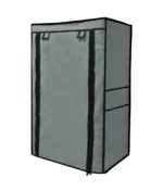 5 shelves shoe rack cover grey color