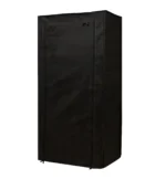 6 shelves shoe rack cover black color