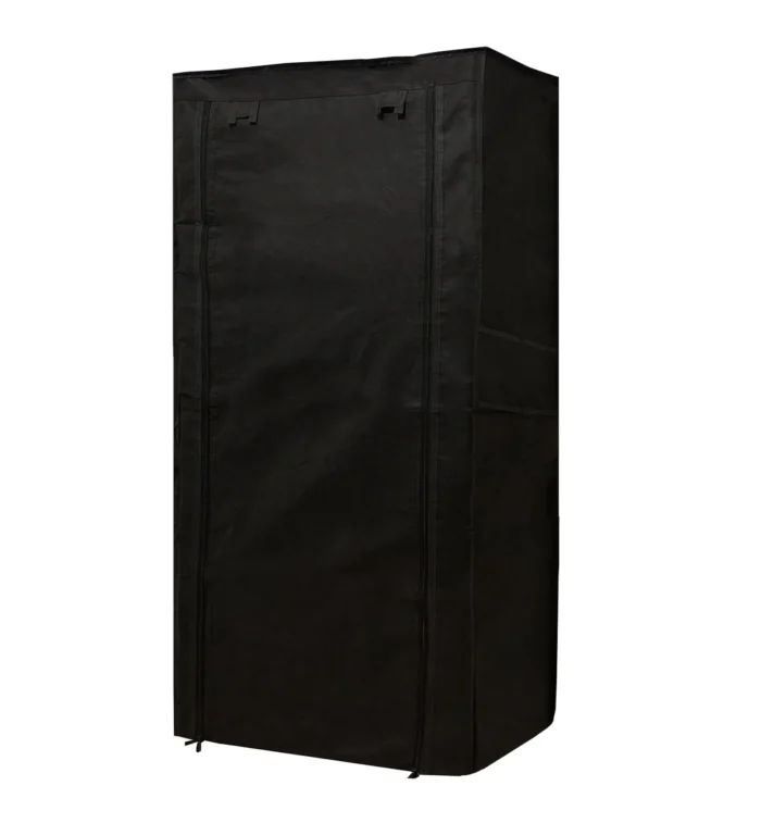 6 shelves shoe rack cover black color