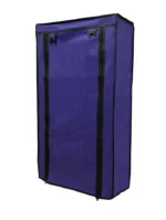 6 shelves shoe rack cover dark blue color