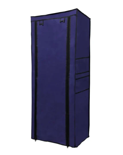 9 shelves shoe rack cover dark blue color