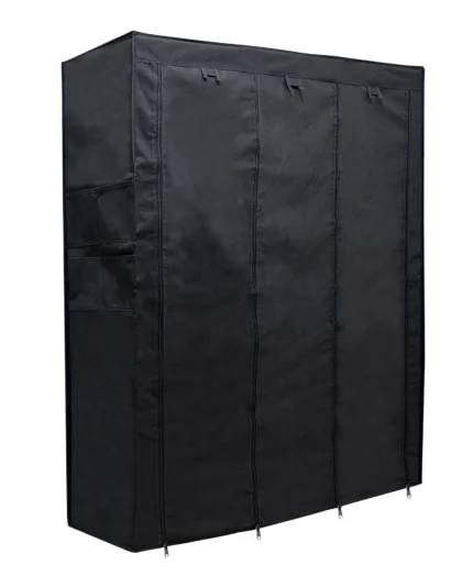 6+2 Almirah Cover Black Color