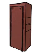 9 shelves shoe rack brown color