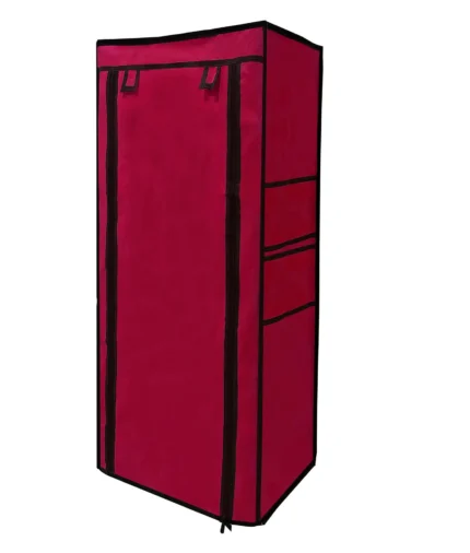 9 Shelves Shoe Rack Cover Maroon Cover
