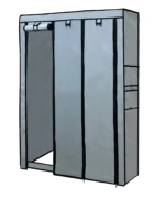 6+2 almirah Cover Grey Color