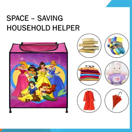 Princess laundry bag for clothes and toy organization