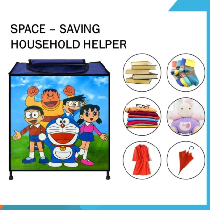 Doraemon laundry bag for clothes and toy organization